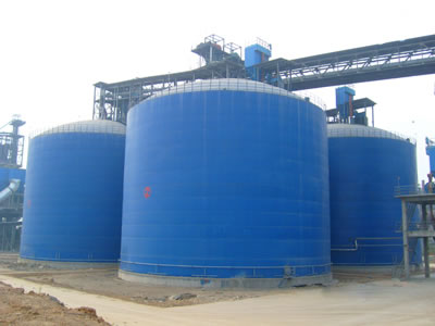 浉河水泥钢板库改造